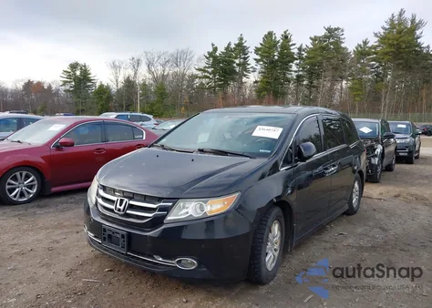 2014 Honda Odyssey Touring/Touring Elite из США, поврежденный, VIN 5FNRL5H95EB037441